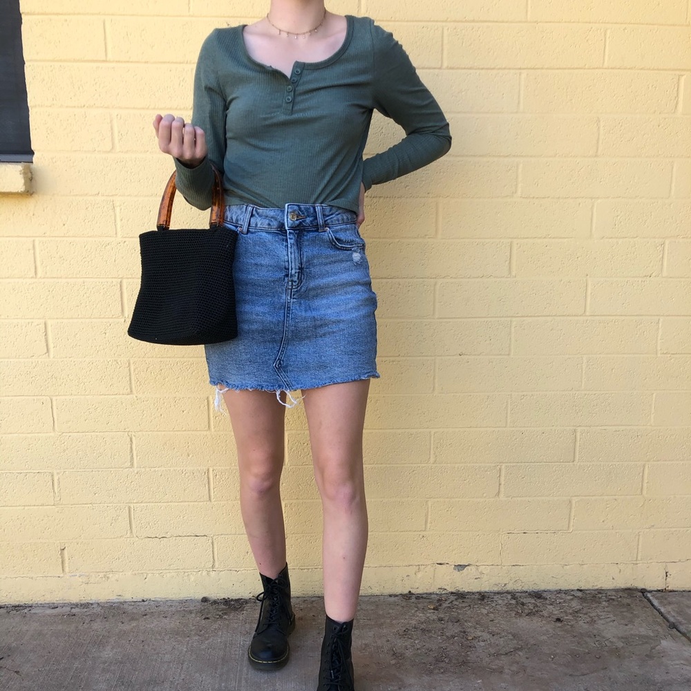 button-up sweater